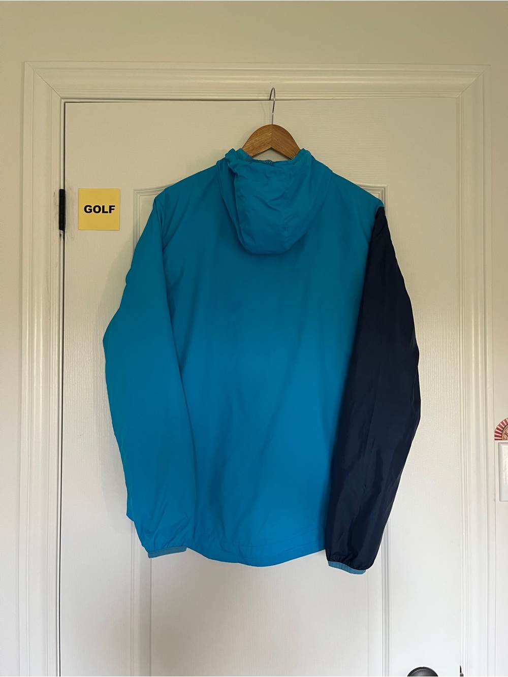 Nike Colourblock Windbreaker Jacket - Blue, Navy & Yellow Gold - Picture 4 of 4